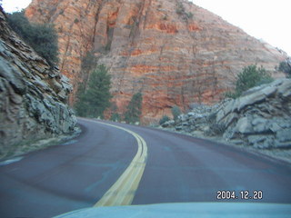 Zion National Park -- road to Kanab