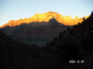 Zion National Park -- sunrise from the Watchman trail