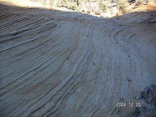 Zion National Park -- East Rim trail -- layered rock