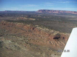 aerial -- southwest of Kanab