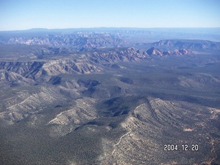 aerial -- Oak Creek Canyon area