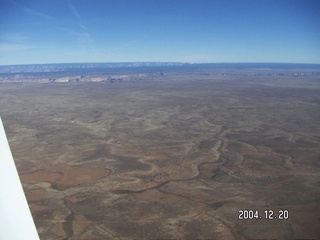 aerial -- south of canyon