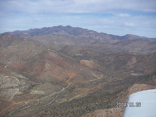 mountains near San Carlos (Globe) Airport