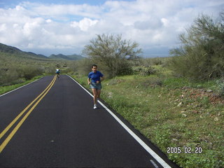 1284 5cl. Greg Glockner running at South Mountain Park