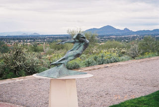 Taliesin West (Frank Lloyd Wright) -- sculpture