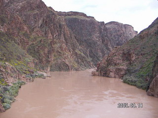 Grand Canyon -- Adam at the Black Bridge tunnel -- South Kaibab