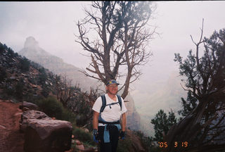 Grand Canyon -- Adam in the arch -- Bright Angel