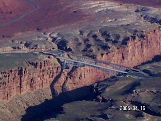 Marble Canyon bridge -- aerial