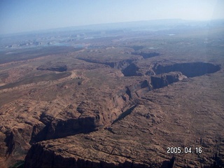 Canyon near Page -- aerial