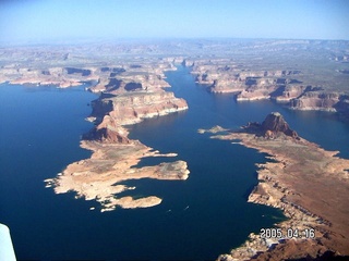 Canyon near Page -- aerial