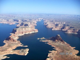 Lake Powell -- aerial