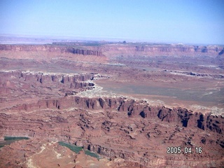 Colorado River canyon -- aerial