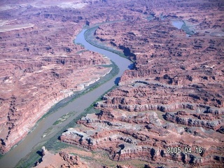 Colorado and Green Rivers -- aerial