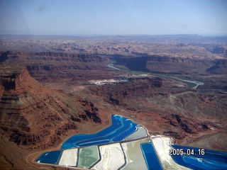 Colorado River near Moab -- aerial