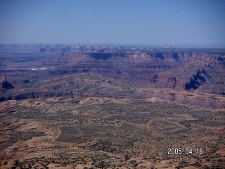 Colorado River near Moab -- aerial