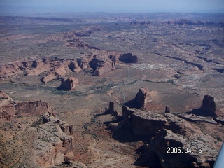 Colorado River near Moab -- aerial