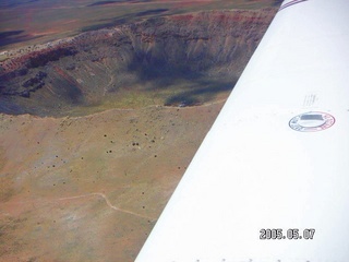 4 5f7. aerial -- meteor crater