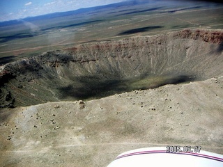 5 5f7. aerial -- meteor crater
