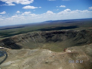 9 5f7. aerial -- meteor crater