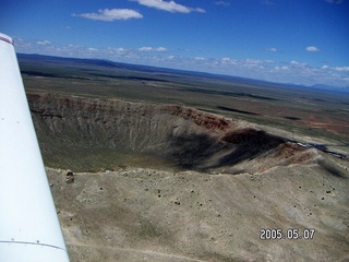 11 5f7. aerial -- meteor crater