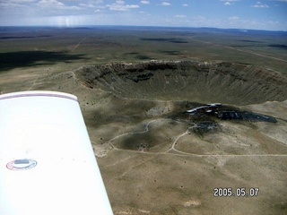 12 5f7. aerial -- meteor crater