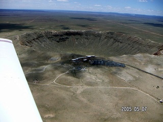 13 5f7. aerial -- meteor crater