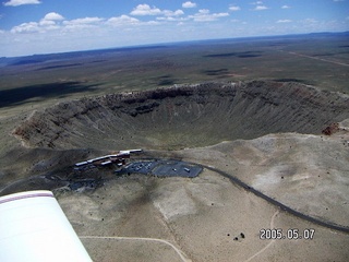 14 5f7. aerial -- meteor crater