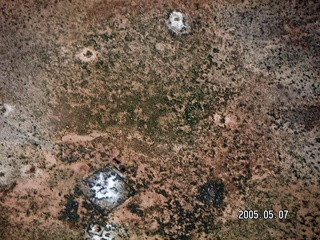 19 5f7. aerial -- meteor crater bottom