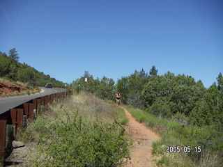 219 5ff. Sedona Airport trail -- Adam running (small)