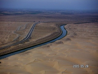 aerial -- sand dunes near Yuma