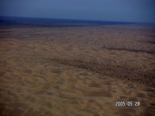 aerial -- sand dunes near Yuma