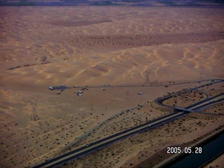 aerial -- sand dunes near Yuma