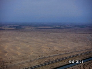 aerial -- sand dunes near Yuma