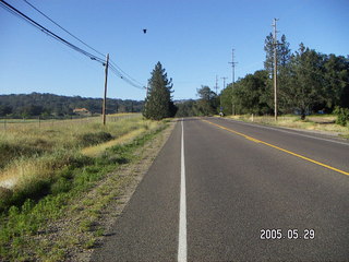 morning run in Julian, California