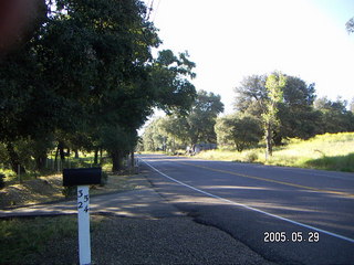 morning run in Julian, California