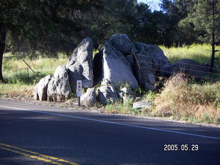 rock along morning run in Julian, California