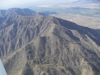 aerial -- California desert