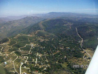 aerial -- Julian, California