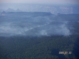 232 5hp. aerial -- clouds on the north rim of the Grand Canyon