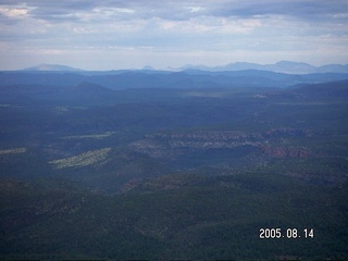 aerial -- canyons around Cibecue, Arizona