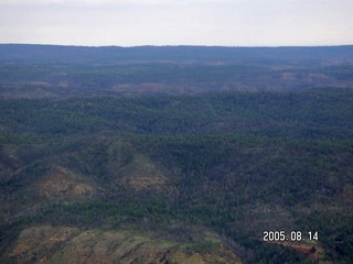 aerial -- canyons around Cibecue, Arizona