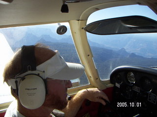 Adam flying N4372J over North Rim