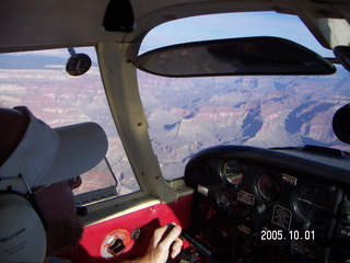 Adam flying N4372J over the Grand Canyon