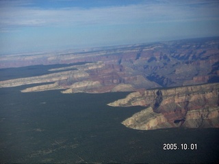 275 5l1. Grand Canyon aerial -- South Rim