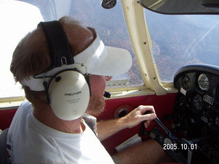 Adam flying N4372J over Sedona