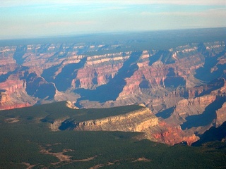 282 5l2. Grand Canyon South Rim view aerial