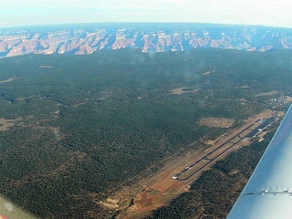 276 5l2. Grand Canyon airport (GCN) aerial