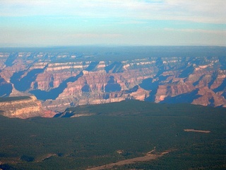 Grand Canyon from the south aerial