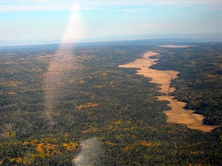 Grand Canyon airport (GCN) aerial