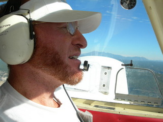 Adam flying over Sedona